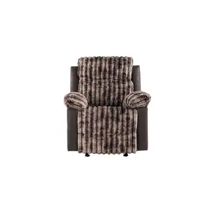U6028 Brown Glider Recliner
