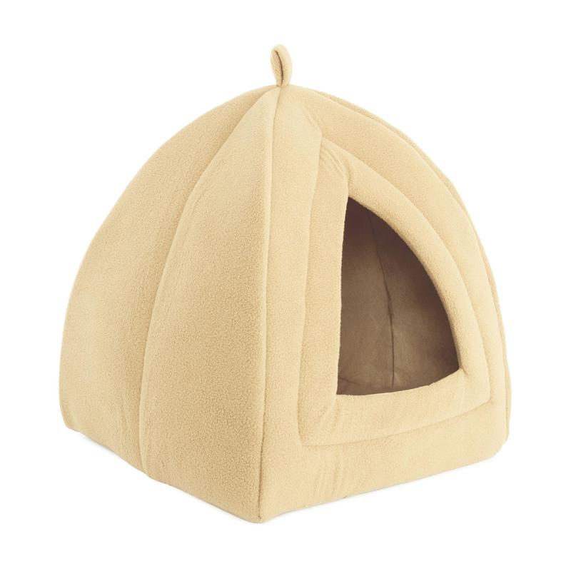 Pet Adobe Igloo Style Pet Tent for Cats - Tan