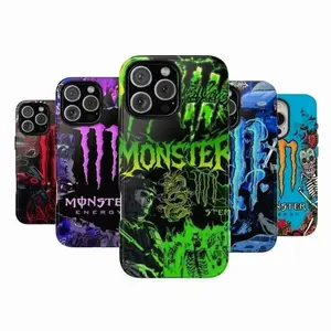 Black Monster Energy Drink Phone Case Compatible with iPhone 17, 16, 15, 14, 13, 12, 11, X & Galaxy