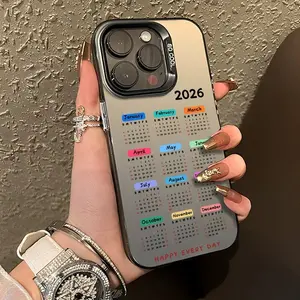 Phone Cases: 2026 Calendar Pattern Vitality Phone Case, Suitable for iPhone Case