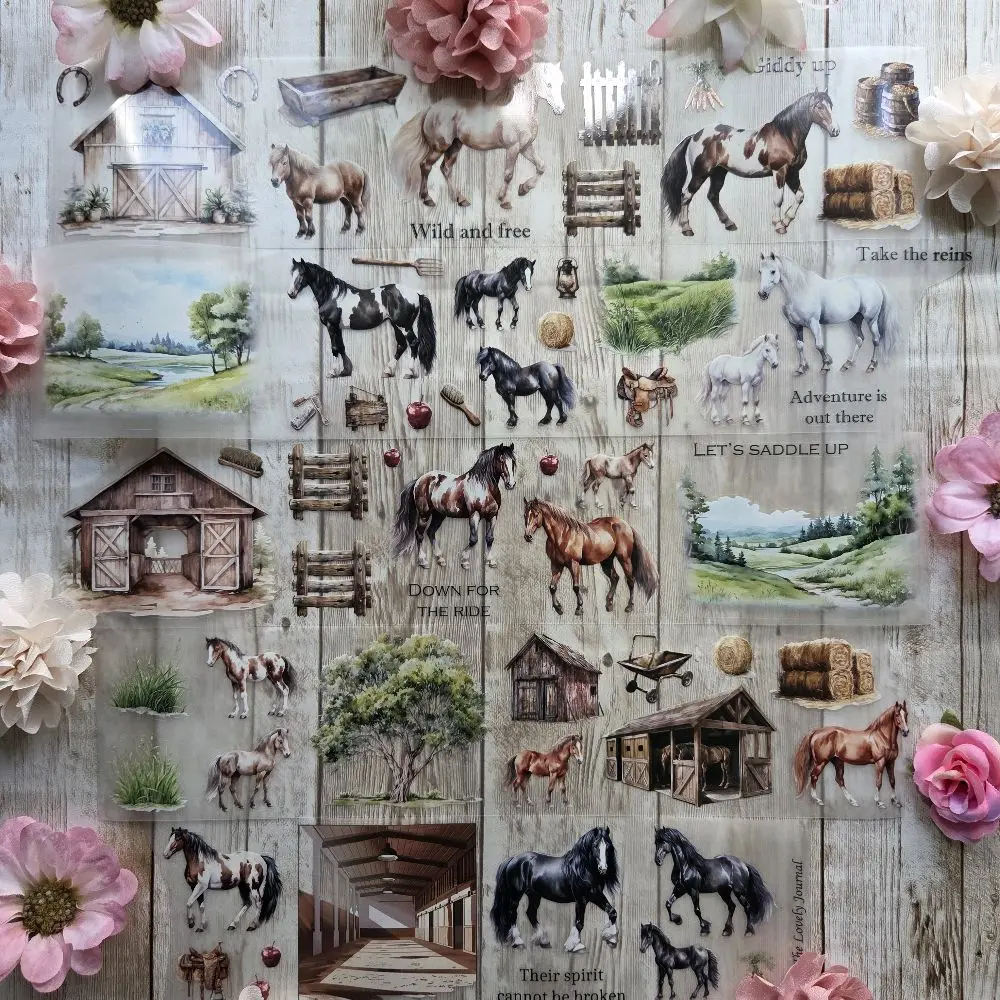Wild Horses Precut PET Tape- Reggie