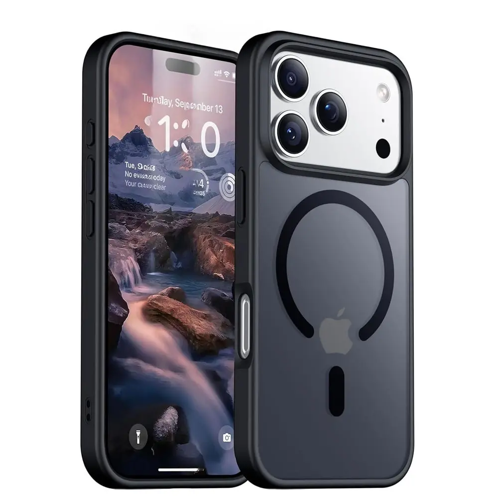 Matte Case For Magsafe iPhone 17 Pro Max Air 16 Plus 15 14 13 12 11 17Pro iPhone17 16Pro 15Pro Mag Safe Phone Cover Accessories