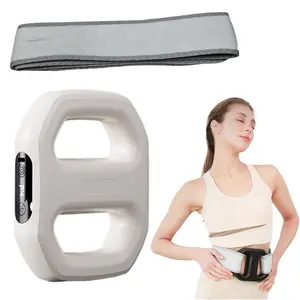 New generation fascia massage ring - equipped with belt, USB-C charging, 4 vibration modes, 3 strength levels, ergonomic design, comfortable grip, for waist, neck and leg use; perfect for gym, office or home. Ideal Christmas gift. fascial
