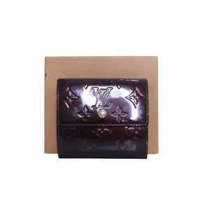 Pre-owned Louis Vuitton Coated Canvas Small Leather Goods MONOGRAM VERNIS ELISE WALLET – 758OVZ11642