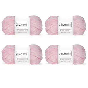 CBCHome Luxe Velour XL 4 Pack Super Bulky Yarn