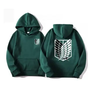 Scouts Wings Icon double sides Hoodie, Scouts AOT shirt, Anime Lover T-Shirt, Graphic Anime Tee, JP anime Manga shirt