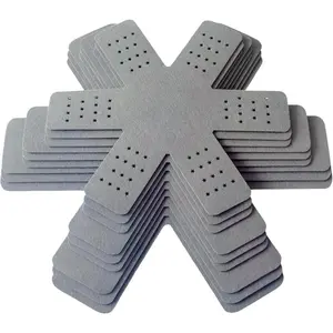 Pot and Pan Protectors 9 Pcs (12" 14" 16"), Gray Pan Protectors for Stacking, Pots and Pans Dividers, 3 Different Sizes, Avoid Scratching Cookware Protectors