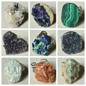 [No.359-367 Tray #13]Unique handmade crystal ring