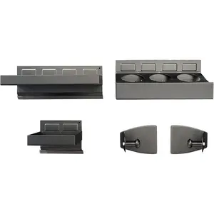 4-  Toolbox Shelf, Tray and Holder Set,  Toolbox Tray Set, Tool Box for Cabinet Side Shelf Storage Van Workshop, Tool Organization and Storage