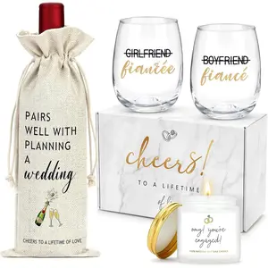 Engagement Gifts for Couples Gifts for Newly Engaged Couple Engagement Gifts for Her Fiance Gifts for Women Future Mrs Gifts Engaged Gift Decorations Happy Engagement Gifts Newly Engaged Gifts for Her
