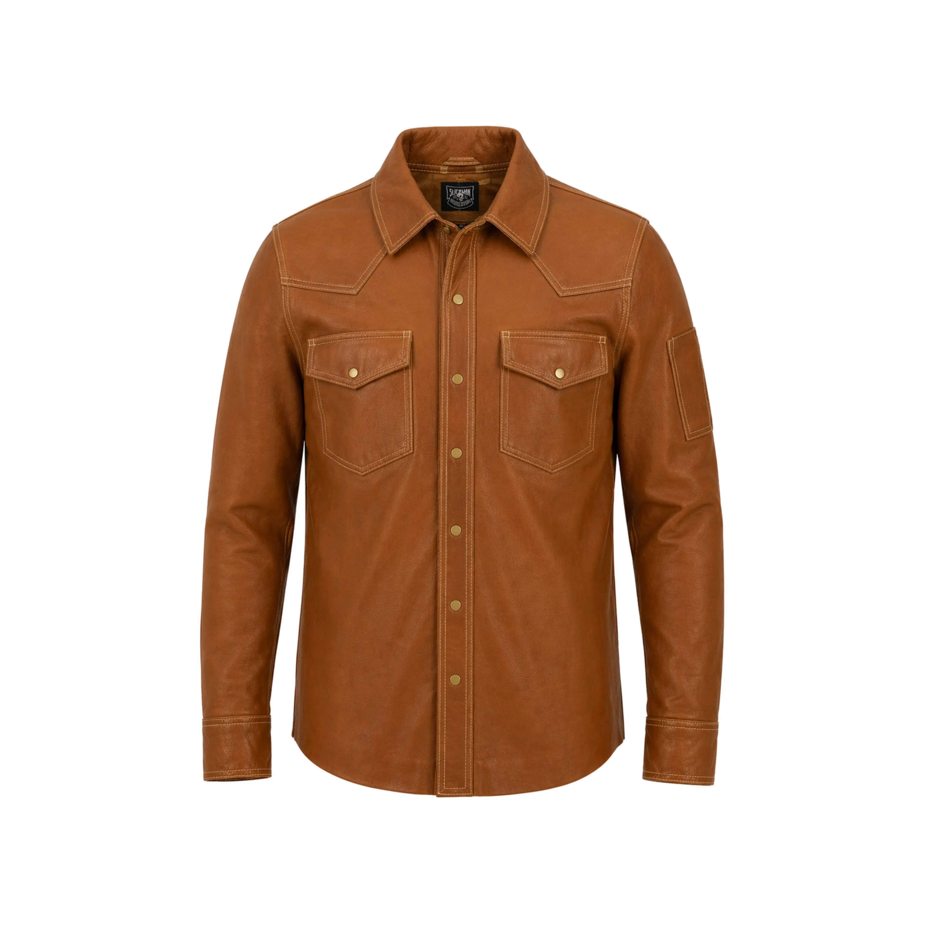 Brown Leather Welding Jacket Brown Leather Welding Jacket