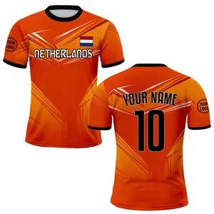 2025 Personalized Netherlands Soccer Jersey for Men Women  - Custom Uniform Shirt with Name Number & Logo - National Team Fan Player Jersey