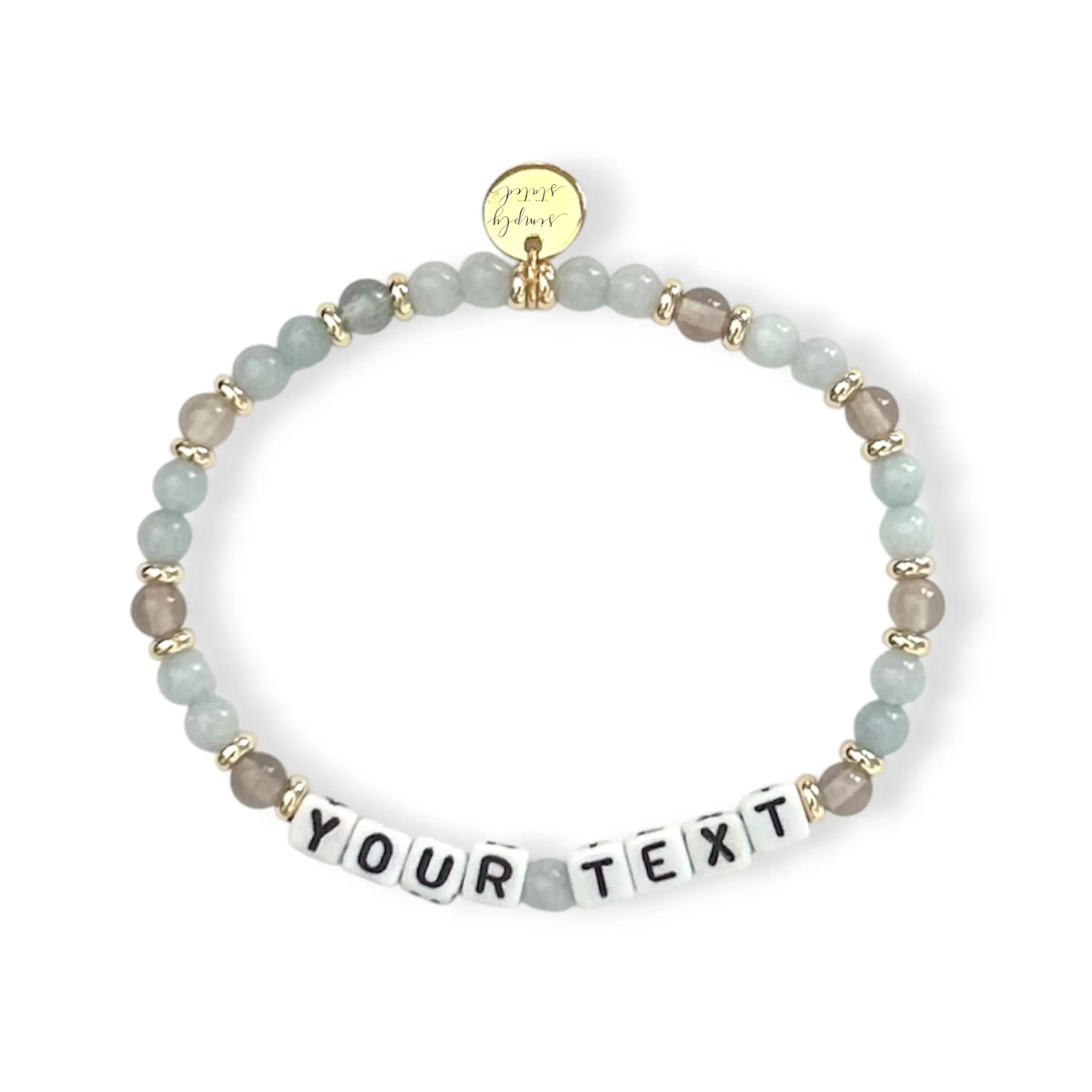 Personalized Name Bracelet, Custom Beaded Stacking Bracelet for Mom, Handmade Friendship Bracelet for Best Friend, Jewelry Gift