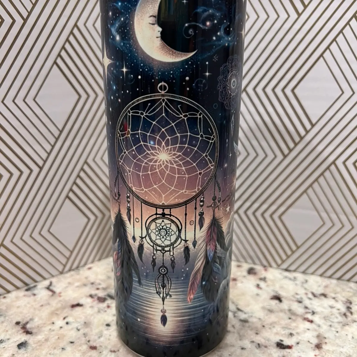 Dream catcher tumbler
