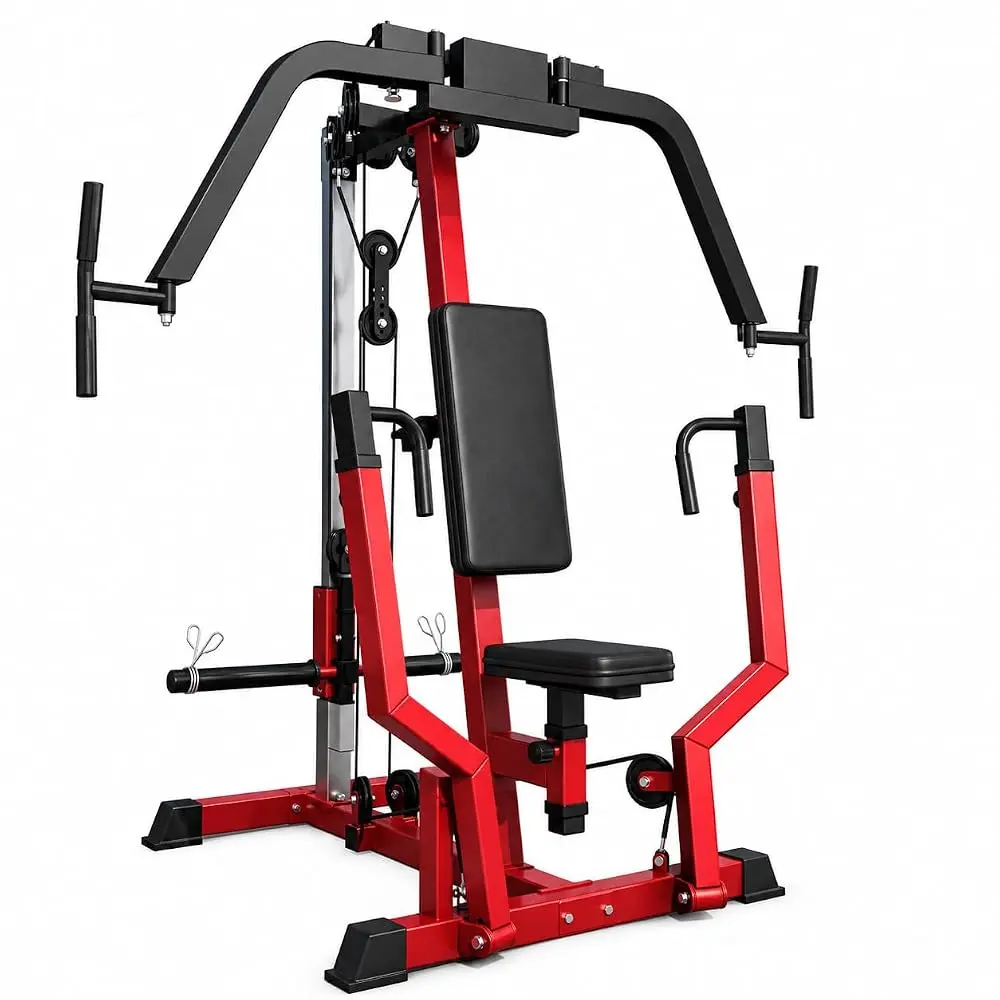 【2 Package Shipping】AECOJOY 3-in-1 Pec Deck Fly Machine, Chest Press & Reverse Delt Machine, Adjustable Seat and Backrest, 450 LBS Upper Body Strength Training Equipment for Home Gym
