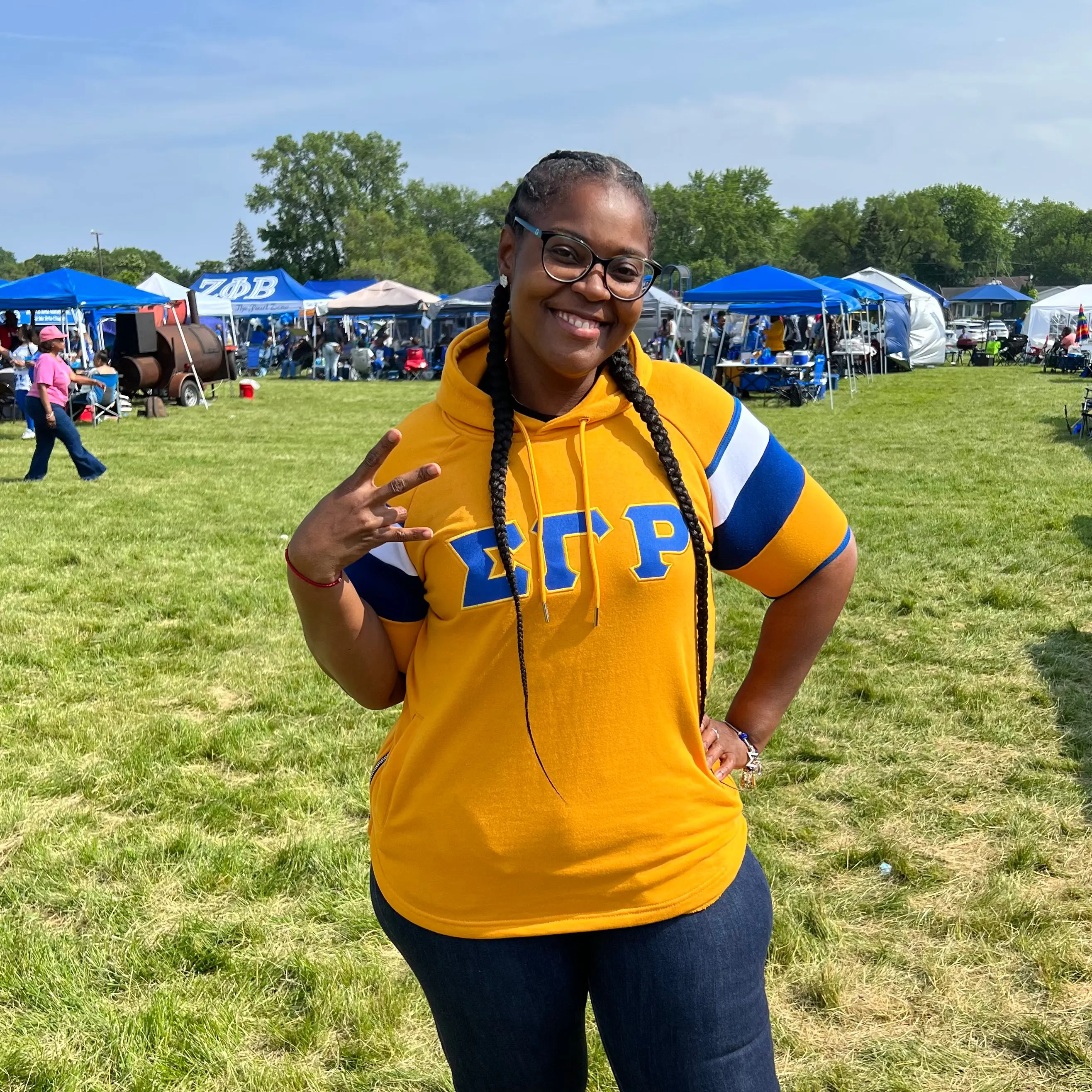SGRho Gold SS Hoodie
