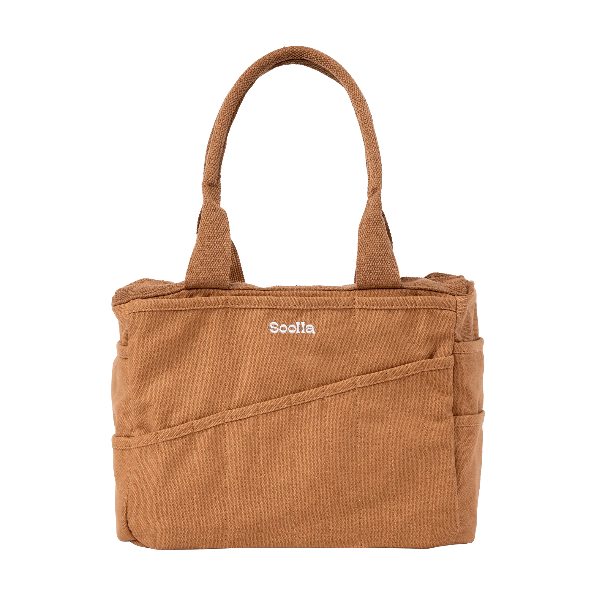 Soolla® Studio Bag, Cinnamon, Pottery Tool Bag, Craft Organizer, Knitting Bag, Crochet Yarn Tote