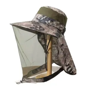 2026 Summer Sun Hat with Mesh Face Shield — UV Protection, Insect Repellent, and Sunshade — Unisex Outdoor Fishing and Hiking Cap