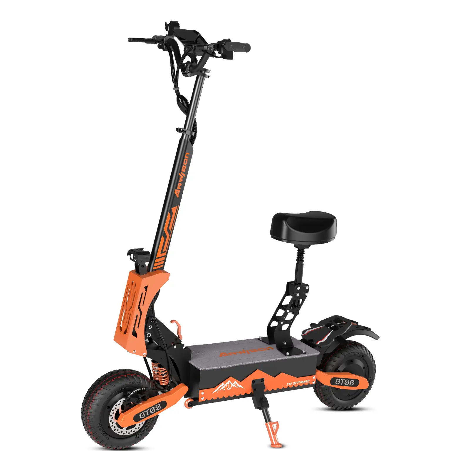 YVR GT08 Electric Scooter for Adult 5600W Dual Drive,Top Speed 50Mph ,46miles Long Range,60V27AH Foldable Escooter ,11"  Off-Road Tires,E-Scooter with adjustable Seat