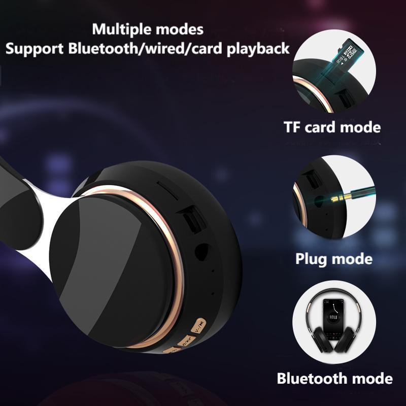 YANUQIA Wireless Headphones,Bluetooth Connection,Long Battery Life of 32 hours,Suitable for Sports,Games,Outdoor,Travel must,Music lovers,Suitable  for Phones and Android, Computers,Laptops and Other Smart Bluetooth Devices, Gift Recommendations
