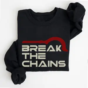 Break The Chains, Red Rising Sweatshirt, Reaper, Pierce Brown, Red Rising Howlers, sci fi gift Unisex Sweatshirt Classic Cotton