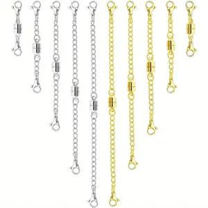 Necklace Extender with Magnetic Clasps, Magnetic Necklace Clasps and Closures with Necklace Extenders for Women