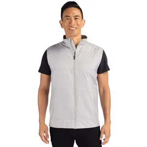 Cutter & Buck Stealth Hybrid Quilted Mens Windbreaker Vest