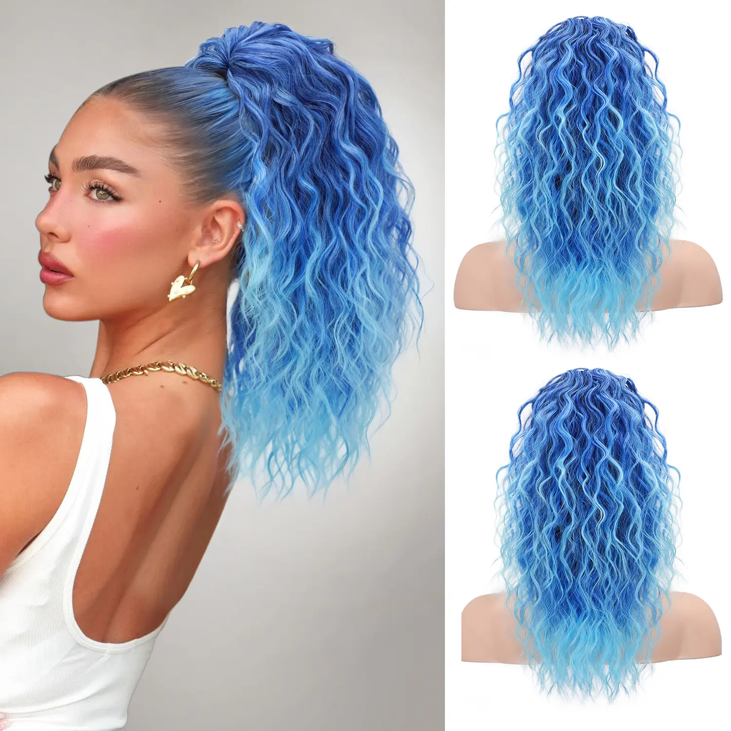 18inch-Ombre Blue