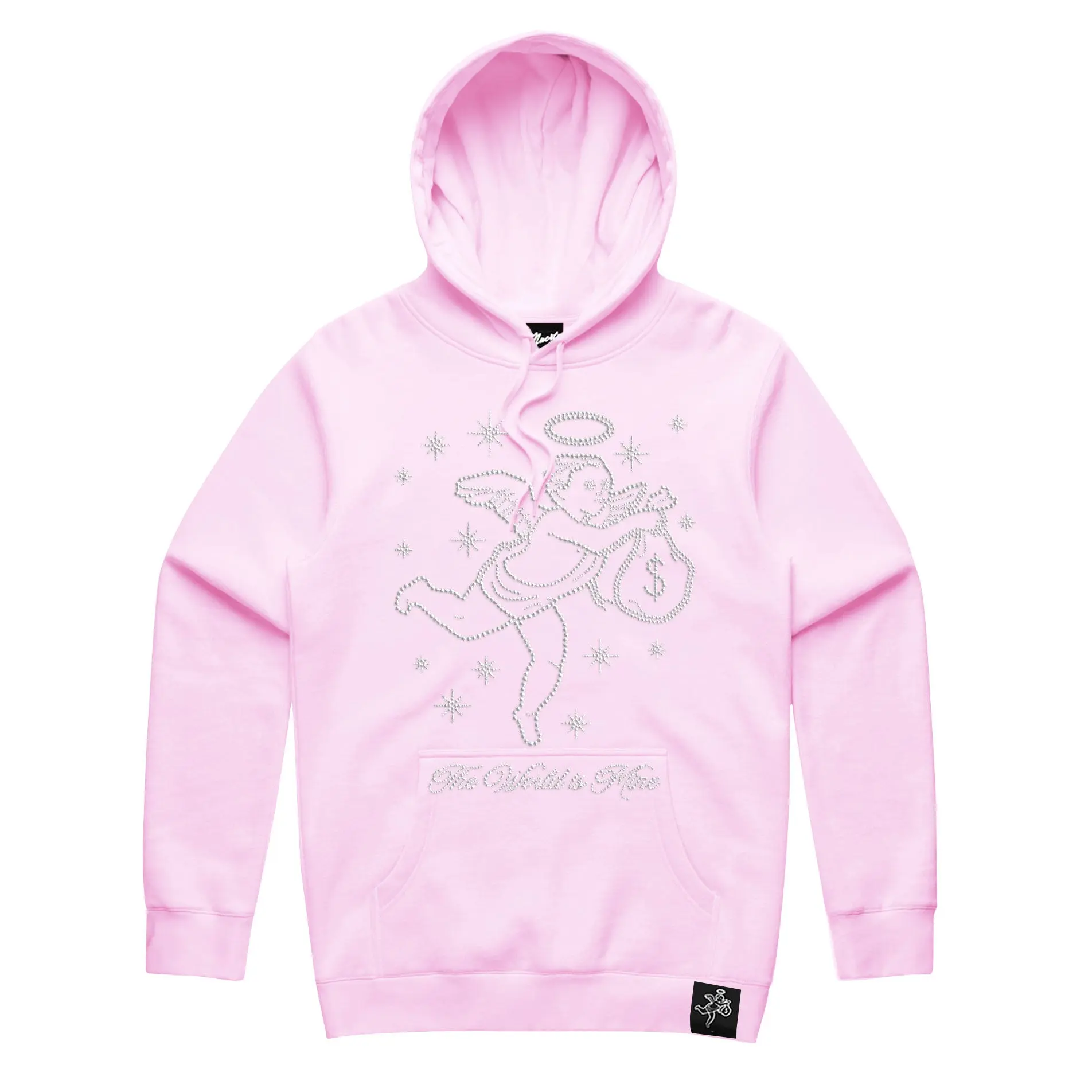 Hastamuerte 'The World Is Mine' Rhinestone Angel HW Hoodie