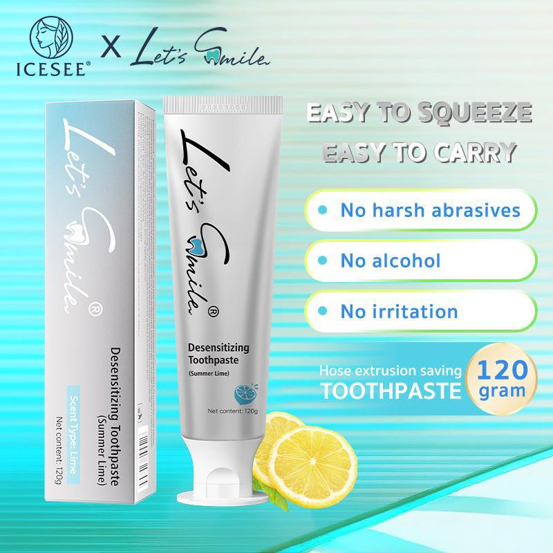 ICESEE Gentle Non-Irritating Soothing Sensitive Teeth Natural Plant Extracts Fruity Aroma Fresh Breath Effective Cleaning Daily Oral Care