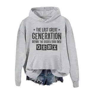 [Made in USA] Gen X The Last Great Generation Graphic Hoodie - Vintage 90s Nostalgia Hooded Sweatshirt, Gen X Gift Idea, Funny Retro Humor Graphic Tee, Vintage Style Streetwear, 80s 90s Nostalgia Outfit, Sarcastic Classic Shirt, Gen Xer Inspired Clothing