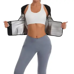 Tummy Control Vest Women Waist Trainer Sweat Sauna Body Shaper Sleeveless Activewear Tank Top