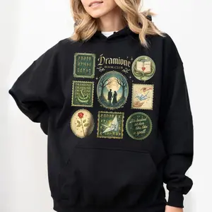 Dramione Manacled Book Club Shirt – Enemies To Lovers Wizard Sweatshirt, Fantasy Reader Unisex Hoodie, Unisex Sweater Pullover Tee