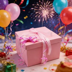 DIY Surprise Five-Layer Gift Box, Perfect for Weddings, Birthdays, and Valentine's Day, Holds Cash and Treats, Customizable Color Options