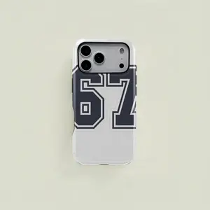 1pc Digital 67 Sports Style Team Print Phone Case, Durable Two-In-One Protection,phone Case Suitable for Iphone 11/12/13/14/15/16/17 Pro Promax Plus Air and Samsung S22/S23/S24/S25 Plus Ultra Fe