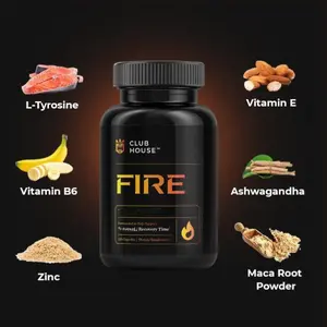 Clubhouse FIRE - Recovery & Endurance Enhancer with Natural Ingredients for Accelerated Recovery and Enhanced Vitality Healthcare Fitness