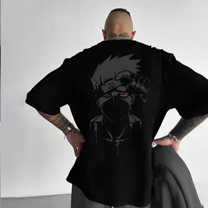 80s 90s Naruto Kakashi Oversized streetwear singlet muscle cotton outfits men short summer men's graphic tees Fits vacation outfits Anime tank tops men gifts SpringStatements