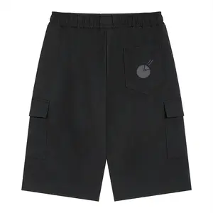 Stone Code  Drawstring Cargo Shorts