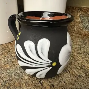 Jarrito  MEXICAN cup hand painted Hand made Mexican pottery coffee mugs coffee mug