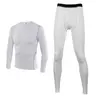 Boys' Warm Underwear Set, Teen Soccer Tight Fit Top & Bottom, Kids Winter Sports Gear, Casual Style, Sporty Design, Sports Clothing Set, Athletic Set, Spring & Fall, Sport Specific Clothing