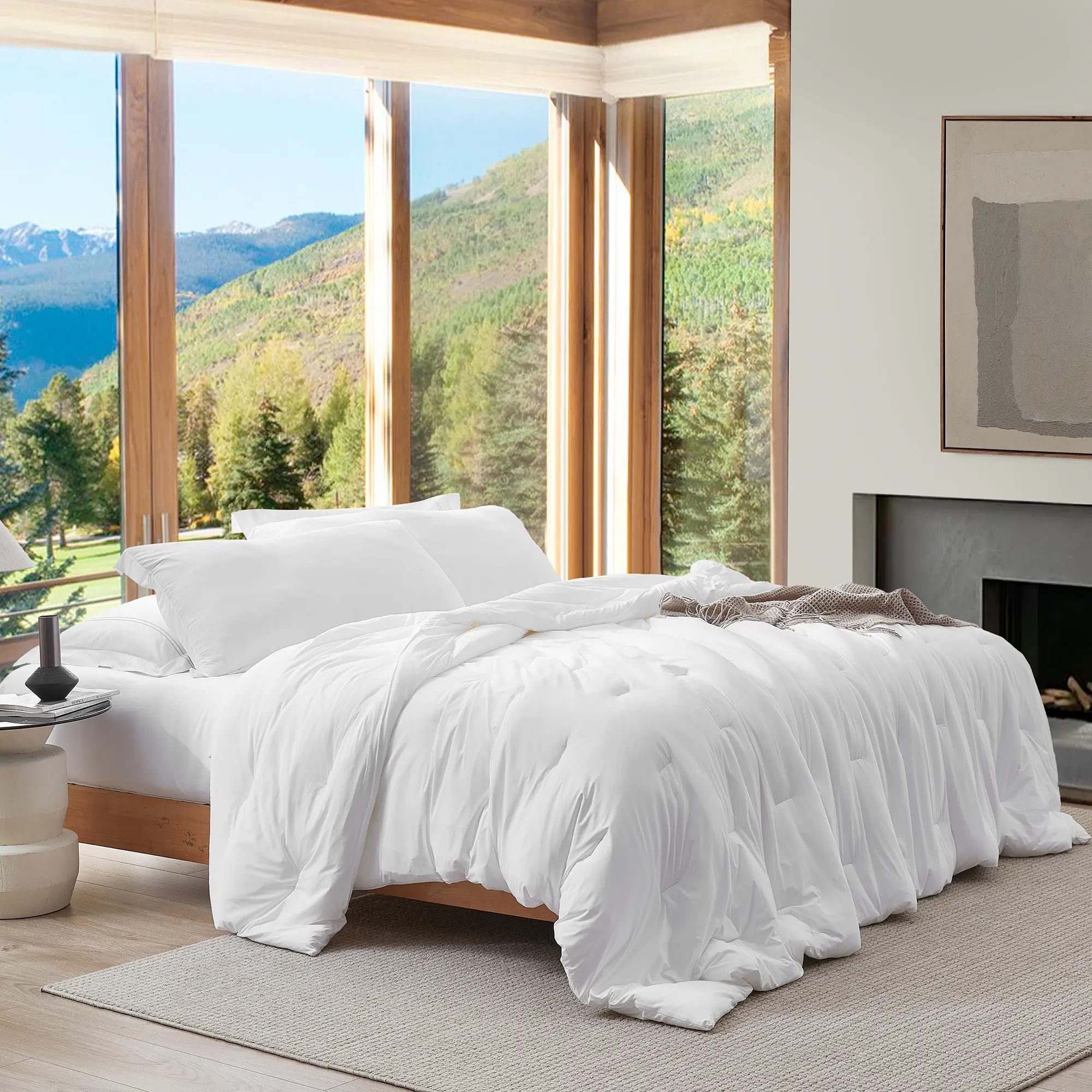 Cool It Bae - Coma Inducer Oversized Comforter Set - White