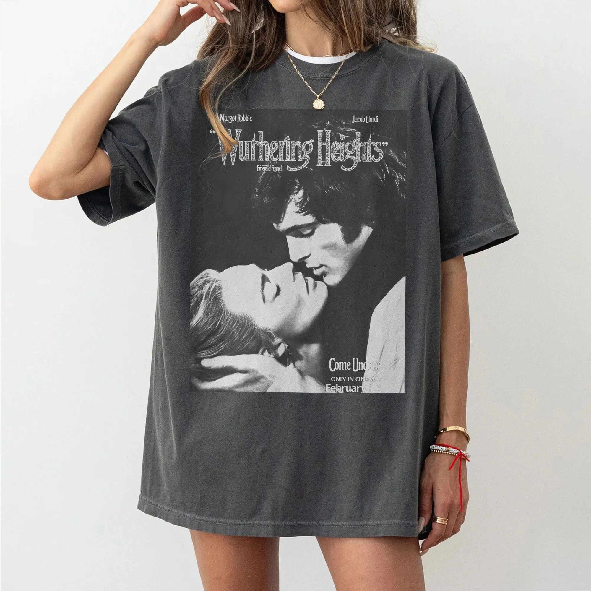 Limited Jacob Elordi Margot Robbie Vintage 90s Shirt, Comfort Color Shirt