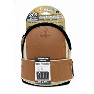 COCO RUTA USA SuperSoft Leatherhead Kneepads - (Large Size / Bagged in Pairs)