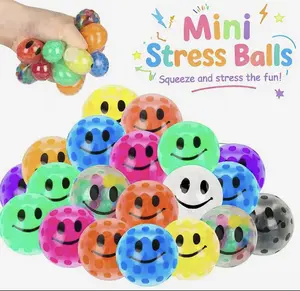 Colorful Orbeez Stress Ball – Soft Squishy Sensory Fidget Toy for Stress Relief, Anxiety Relief, Relaxation, Focus & Fun for All Ages, Satisfying Gel Bead Squeeze Ball, Portable Calming Toy for Kids Teens Adults, Durable, Stretchy, Reusable Design
