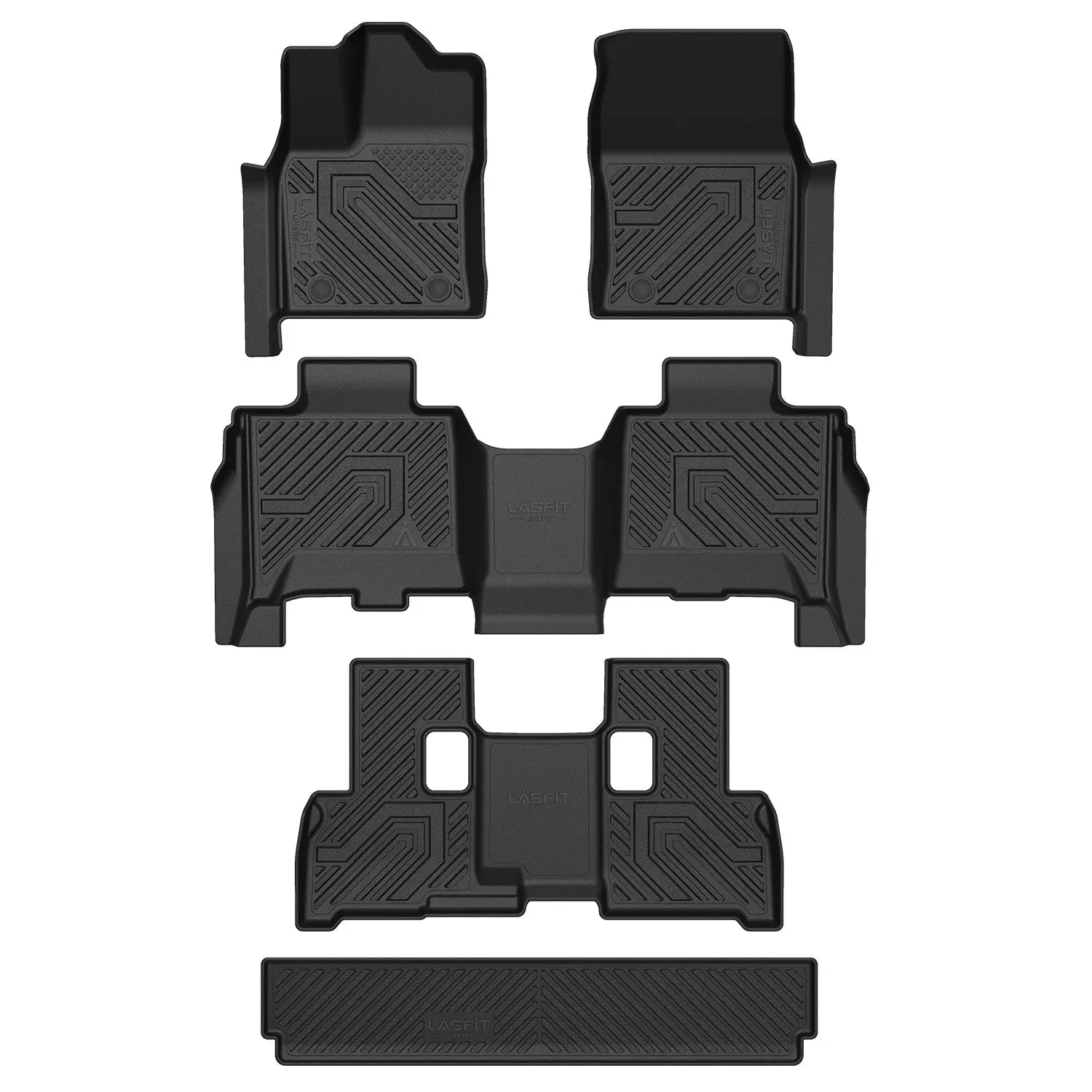 Lasfit fit for 2023-2026 Toyota Sequoia Floor Mats & Cargo Mat, Car Accessories, Automotive Floor Mats