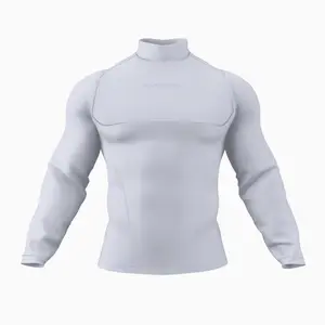 Long Sleeve Turtleneck Compression Shirt
