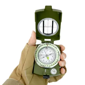 American-style outdoor multifunctional compass, high-precision professional camping luminous compass