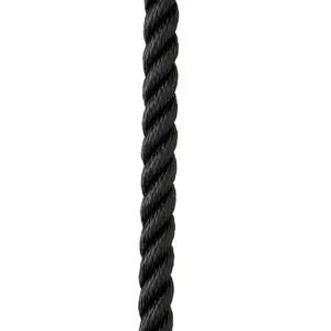 New England Ropes 1-2" X 35' Premium Nylon 3 Strand Dock Line - Black
