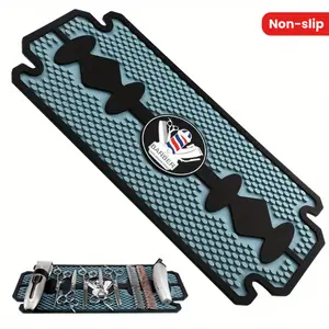 Barber Professional Hair Styling Mat HP51921 - Heat-Resistant Non-Slip Silicone Salon Pad for Tools & Accessories Haircare Relaxed Textured Hair