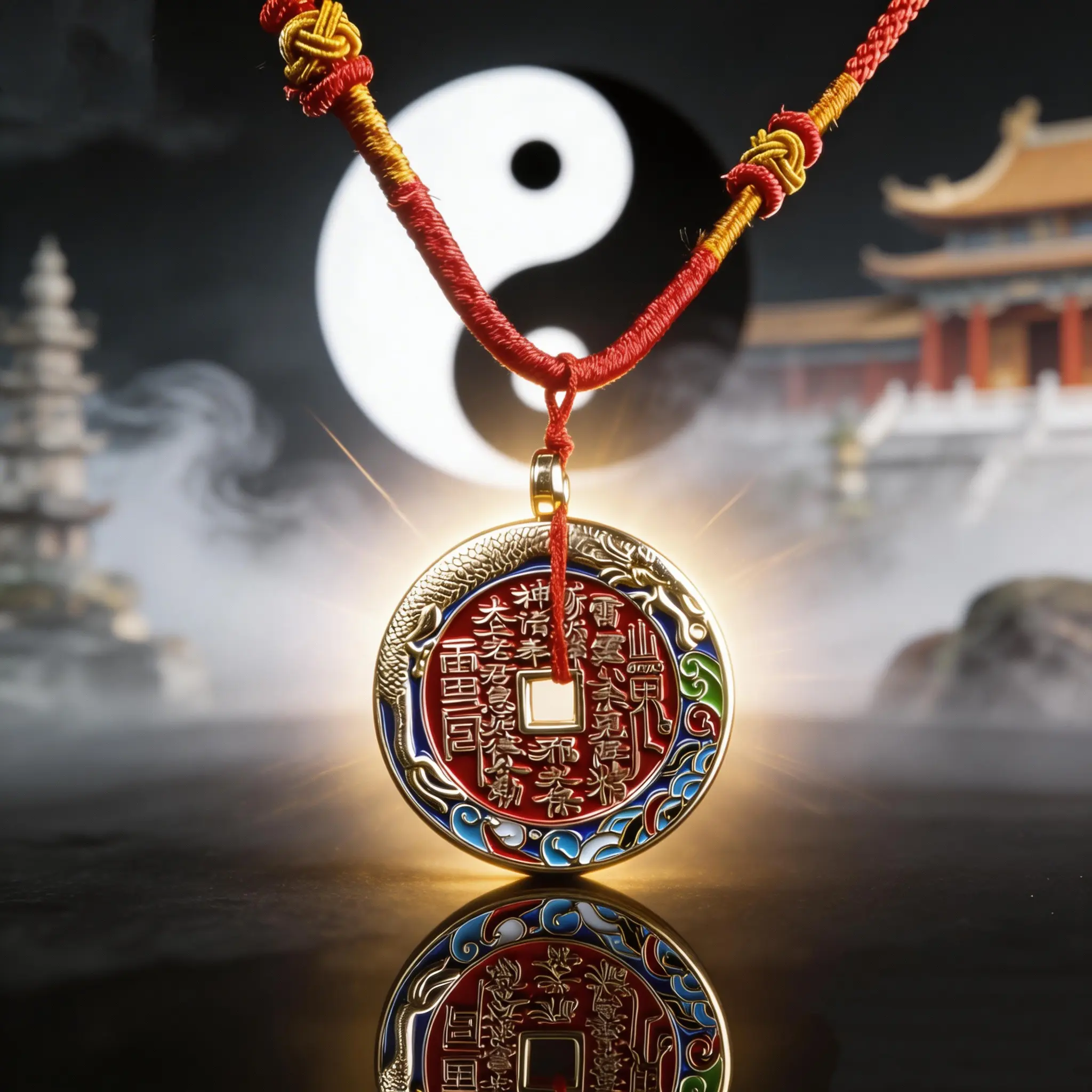Fortune Mountain Ghost Pendant